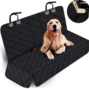 Housse de siège arrière de <span class=keywords><strong>voiture</strong></span> imperméable anti-rayures pour <span class=keywords><strong>chien</strong></span>, tapis de protection antidérapant pour animaux de compagnie, hamac de voyage pour siège arrière d'automobile - Product Image 2