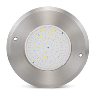 Lampes LED sous-marines étanches IP68 10W 110mm DC12V ultra-minces 8MM en acier inoxydable 316 + PC, éclairage de piscine, lampe sous-marine