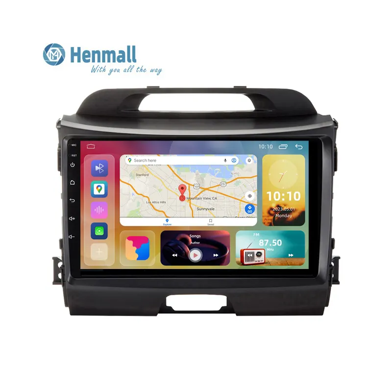 Car Radio Multimedia Video Player stereo GPS Android No 2 din dvd Touch Screen For Kia Sportage R 2008 - 2019 navigator