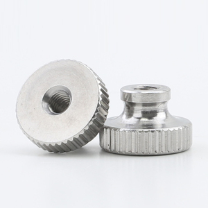 Écrous moletés à main haute résistance en acier inoxydable/acier au carbone, zingués noir, pour serrage manuel M2-M10 - Product Image 2