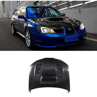 Capot avant en fibre de carbone pour Subaru Impreza WRX STI GD 2006-2007 9e génération, kit carrosserie de rechange