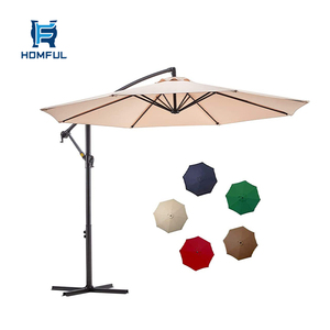 HOMFUL 2020 <span class=keywords><strong>Parasol</strong></span> de jardin Extérieur Jardin Géant <span class=keywords><strong>Parasol</strong></span> En Porte-à-faux <span class=keywords><strong>Parasol</strong></span> - Product Image 1