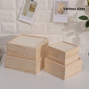 Boîte cadeau en <span class=keywords><strong>bois</strong></span> pour témoin et demoiselle d'honneur avec couvercle coulissant, en pin gravé, écologique, en stock - Product Image 2
