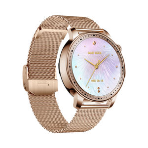 KM33 Women's AMOLED Smart <b>Watch</b> with Steel Strap IP67 Waterproof BT Call Blood Oxygen & Heart Rate Monitor - Product Image 5