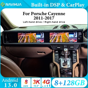 Navihua 2011-2017 Porsche Cayenne Tableau de bord GPS Navigation Multimédia Stéréo Double écran tactile 12,3 pouces Carplay intégré - Product Image 4