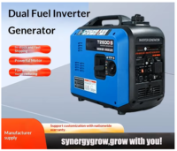 Generatore Inverter a Benzina a 4 Tempi 220V 2.2KW, Ecologico, Impermeabile, Silenzioso, Avviamento Manuale, Leggero, Prezzo di Fabbrica