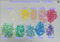 Paillettes en vrac populaires, sac de 1 kg, vente en gros, mélange holographique de paillettes épaisses pour globe de neige, tasses, cadeaux DIY, artisanat