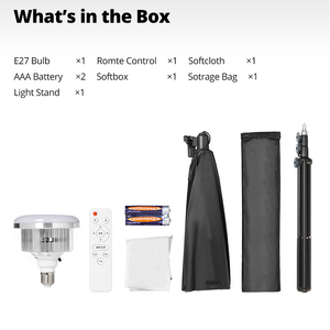 Ambitufl AL-50 lumière vidéo LED avec support de trépied et kit de studio <span class=keywords><strong>photo</strong></span> soft box, adapté kit d'enregistrement vidéo <span class=keywords><strong>live</strong></span> tiktok <span class=keywords><strong>Photo</strong></span> - Product Image 2
