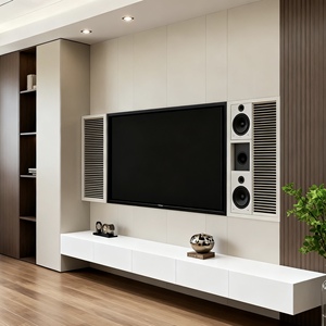 Meuble <span class=keywords><strong>TV</strong></span> moderne en bois clair avec espace de rangement - Excellent mobilier de salon - Product Image 1