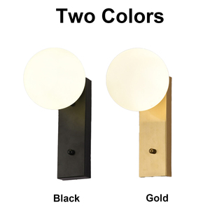 <span class=keywords><strong>Applique</strong></span> Murale Luxe Dorée à 3 Têtes en Verre, Style Nordique Moderne, pour Chambre, Chevet, Salon, Hôtel, Décoration Intérieure - Product Image 4