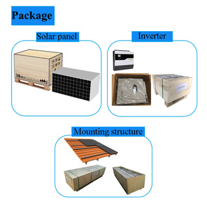 Système Solaire Domestique 5KW 5000Watt 5000W Système Solaire Hybride 3KW 4KW 5KW 8KW 10KW 12KW Système d'Énergie Solaire ZM-5000 12KW Énergie Solaire - Product Image 1
