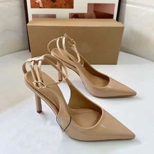 Sandali da Donna ZA con Tacco Alto Sottile e Punta Affusolata, <span class=keywords><strong>Scarpe</strong></span> da Festa con Fibbia, Stiletto in Pelle PU - Product Image 3