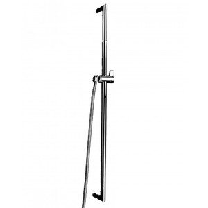 Fantini binario doccia curvo in acciaio inox e alluminio tenda da doccia asta per il bagno - Product Image 1