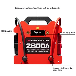 Avviatore di Emergenza <span class=keywords><strong>per</strong></span> Auto 12V ad Alta Potenza con Corrente di Picco 2800A, Power Bank <span class=keywords><strong>per</strong></span> Avviamento e Batteria <span class=keywords><strong>per</strong></span> Camion - Product Image 4