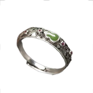 Anillo Ajustable de Cobre Fino Bañado en Oro Rosa con Incrustaciones de Circonita en Forma de Calabaza, Estilo Bohemio, Amuleto de Princesa, para Hombre y Mujer, Pixiu, Boda - Product Image 2
