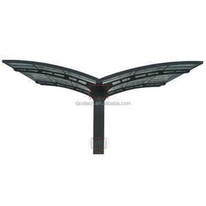 Système de garages en porte-à-faux avec poteaux, poutres de support et auvent en métal pour toit arqué pour le stationnement - Product Image 6