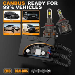 U30 <span class=keywords><strong>U</strong></span> tubo de cobre Led faro impermeable controlador externo 170W ventilador silencioso 17000LM 12V 6500K H1 H4 H7 H11 9005 9012 Canbus - Product Image 2