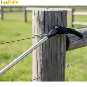 Tendeur de fil professionnel de 65 cm de long, outil robuste pour clôtures agricoles et de construction, en acier réglable, étanche et thermolaqué - Product Image 2