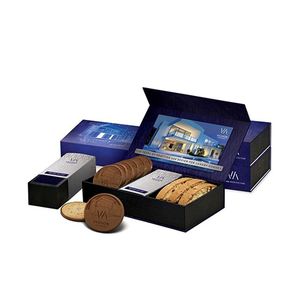 Cao cấp logo cứng nhắc Biscuit Cookie MOONCAKE ngăn bao bì hộp Flip-Top sô cô la các loại cứng nhắc hộp các tông cho thực phẩm - Product Image 3