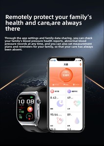 นาฬิกาอัจฉริยะ S15 aquaman AMOLED IP68กันน้ำทรงสี่เหลี่ยมติดตามการออกกำลังกาย ECG PPG เครื่องวัดอุณหภูมิการนอนหลับรับสาย - Product Image 5