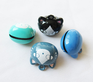 <span class=keywords><strong>Cartoon</strong></span> Style Cat <span class=keywords><strong>Jingle</strong></span> <span class=keywords><strong>Bells</strong></span> 19mm Bronze Animal End Charm - Product Image 4