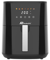Anbolife Harga Grosir Kompetitif Air Fryer 8L ETL CE Efisiensi Tinggi Kustomisasi Air Fryer Pilihan Panas Rendah Rongga Logam