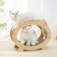 Meistverkauftes Luxuriöses Modernes Ganzjahres-Universal-Katzenkratzbett Austauschbares Wellpappe-Katzenkratzbrett Langlebig