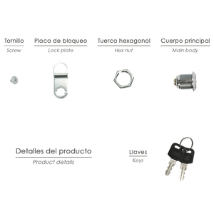 Serratura di Ricambio per Cassetta Postale - Product Image 3