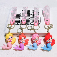Porte-clés en caoutchouc souple PVC 3D à l'effigie de personnages de dessins animés, vente en gros à prix d'usine, plus de 1000 modèles, vente chaude, assortiment en vrac