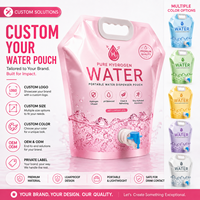 Sachet Doypack 2L 3L avec bec verseur pour lessive, impression en héliogravure