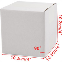 Boîte en carton ondulé blanc robuste 5 plis, recyclable, à double paroi, pour déménagement, emballage et expédition