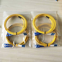 Kabel Serat Optik Single-Mode Simplex Jumper 2.0mm Oranye Konektor SC-LC dengan Jaket LSZH dan Material G652D