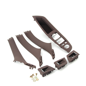 Cubierta embellecedora del panel de la manija de la puerta interior para BMW Serie 5 F10 F11 F18 2010-2016, kit de marco de plástico para el salpicadero - Product Image 3