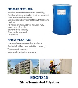 عينة مجانية من مادة البولي إيثر الشفافة ذات النهاية السيلانية منخفضة المرونة للاستخدام في البناء والنجارة - Product Image 2