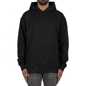 Sudadera con capucha para hombre, suéter de manga larga con cordón, color liso y liso - Product Image 3