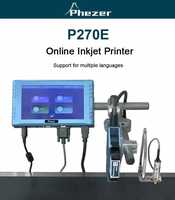 Impresora de Inyección de Tinta en Línea Phezer, Máquina de Codificación Automática para Línea de Ensamblaje, Puerto USB, Importación de Datos desde Disco U, 600 DPI, Marcado Industrial