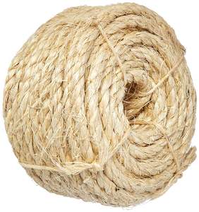 Corde en sisal marin pour échelles pilotes Corde épaisse en fibre de sisal naturelle huilée de 22mm Corde torsadée de 18mm et 20mm - Product Image 1