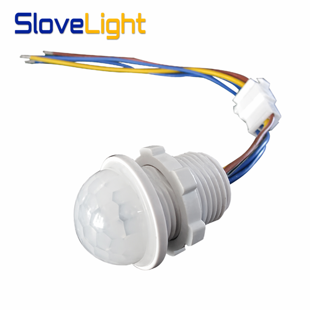 Highly Sensitive 110V 220V LED PIR Infrared Motion Sensor IP23 Rated 3-5M Sensing Range Automatic Indoor Smart Light Switch