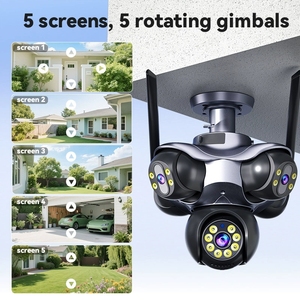 Telecamera IP Wi-Fi 20MP 5PTZ con Controllo App, Rotazione a 360°, Sirena Integrata, Archiviazione Cloud, Visione Notturna a Colori, Telecamera di Sicurezza per Esterni - Product Image 4