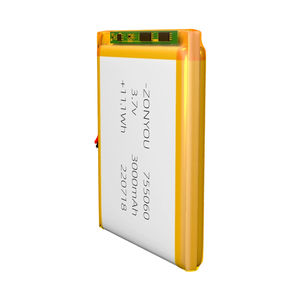 도매 공장 가격 <span class=keywords><strong>3.7V</strong></span> 리튬 폴리머 파우치 셀 배터리 <span class=keywords><strong>3000mAh</strong></span> 전동 장난감 팬용 리튬 폴리머 배터리 - Product Image 2