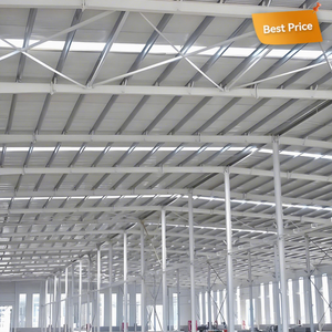 โรงเรือนโครงสร้างเหล็กสำเร็จรูป โครงสร้างแบบโครงเหล็กสำหรับเลี้ยงสัตว์ปีก โรงเรือนวัว อาคารฟาร์ม - Product Image 1