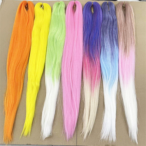Super Braib Kanekalon, tresses définitionnées, postiche en fibre Kanekalon, faible chaleur, cheveux à tresser Kankelon pré-étirés, marque privée - Product Image 3