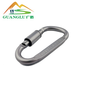 Mosquetón en forma de D de aleación de aluminio Guanglu, llavero grueso para exteriores de 20KN, no apto para escalada - Product Image 1