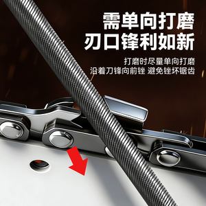 Chain Saw <b>File</b> Handle Universal Multi Size Anti Slip Comfort Grip For Steel Chain Grinder - Product Image 4