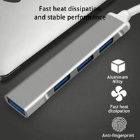 Adaptateur OTG Multi-Port Type C 4 Ports USB C 3.0 Hub Prix de Gros Compatible Ordinateurs Portables et de Bureau