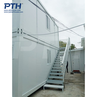 Apartamento Contenedor de Dos Pisos PTH, Casas Modulares de Alto Estándar con Instalación Rápida y Diseño Moderno en Venta