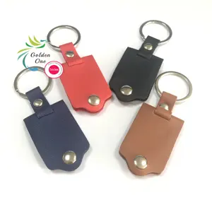 Engraving Personalization DIY Sublimation Keychain Blanks Pu Leather Digital Photo Frame Metal Laser Printing Key Rings