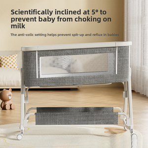 Lit Cododo Pliable Multifonctionnel Portable pour Bébés de 0 à 3 Ans, Lit d'Appoint pour Nouveau-nés, Lit Grand Format à Raccorder – Vente Flash - Product Image 3