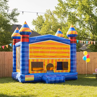 Château gonflable pour enfants, château rebondissant, château gonflable pour sauter, château gonflable extérieur 13x13 avec souffleur