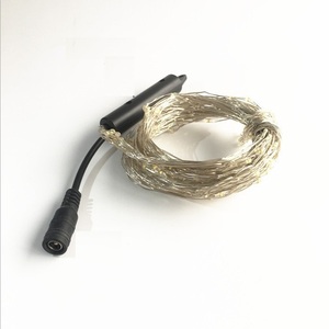 2M 200LED Cola de caballo Árbol de Navidad Cadena de luces Brillo Cobre LED para fiesta Boda Plug-In Guirnalda de luces de Navidad - Product Image 6